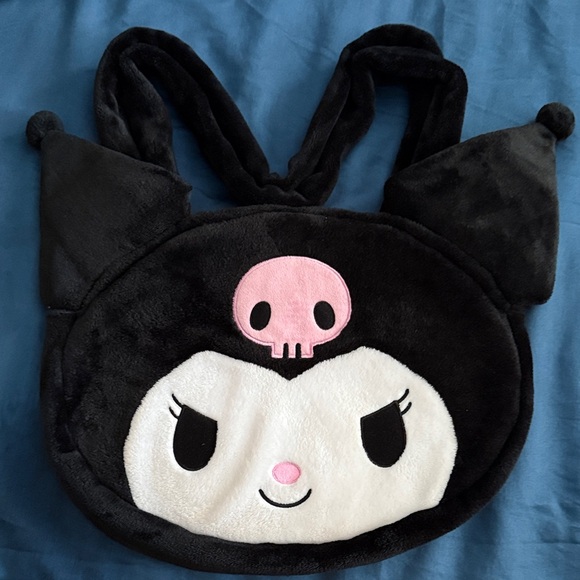 Kuromi face plush tote bag - Picture 1 of 4